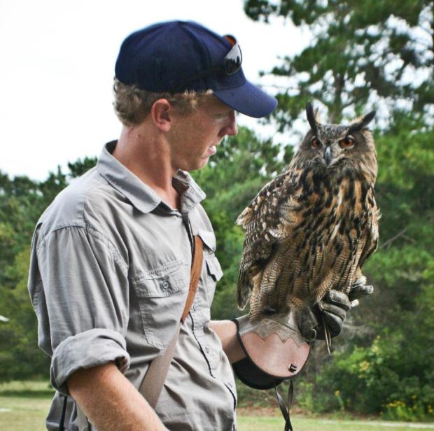 Monty and Eurasian Eagle  Owl